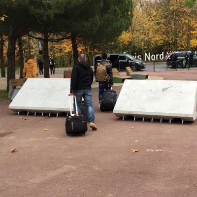 Personnalisation de la borne de défense anti véhicule bélier : borne SAFELY par Urban Protect Christian Gualtieri